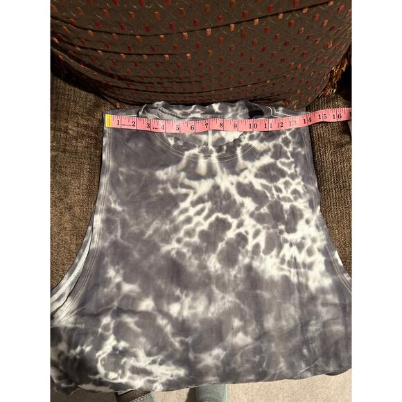 Lululemon All Yours Tie Dye Sleeveless Athletic Tank Top Graphite ptp21 - Picture 6 of 8